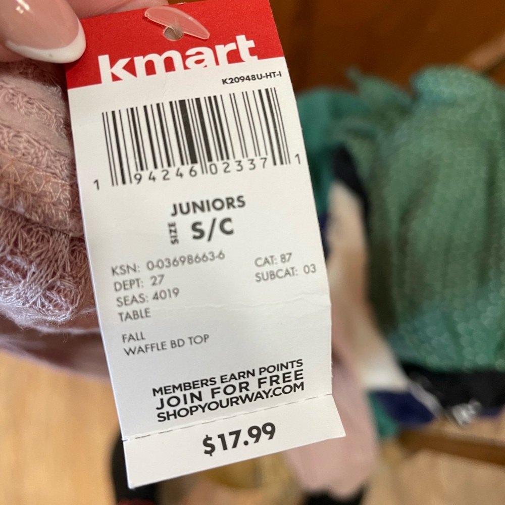 Pink Button-Up Knit Top - Picture 6 of 6